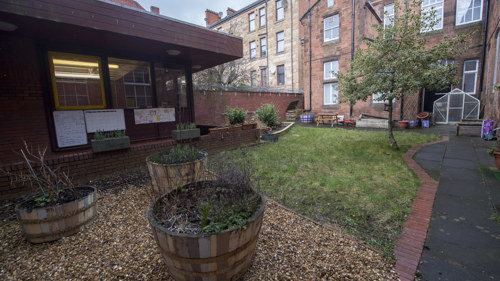 A community garden in Glasgow