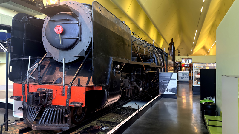 Photograph showing the South African Loco 3007